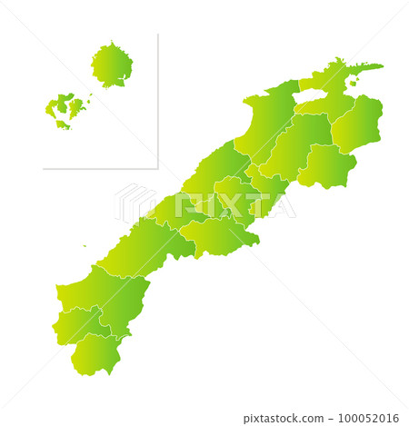 島根縣市鎮地圖 島根縣市鎮地圖 100052016