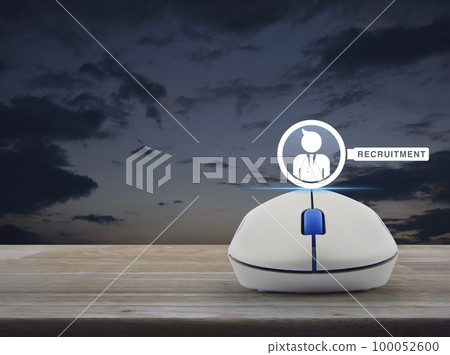 Recruitment online concept 100052600