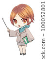 Illustration of a female school teacher 100052801