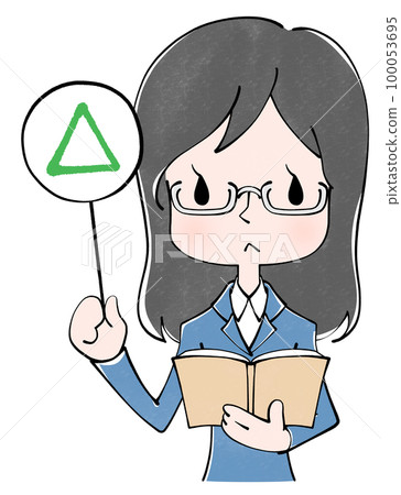 Illustration of teacher (female) 100053695