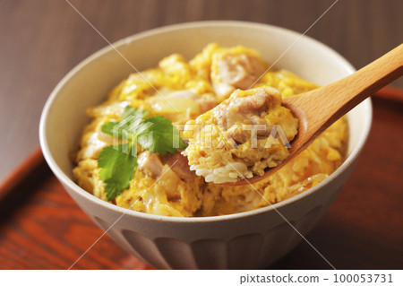 鬆軟的親子蓋飯用勺子 鬆軟的親子蓋飯用勺子 100053731