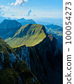 Breathtaking view of the Pilatus station in Swiss Alps 100054273