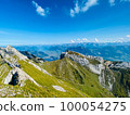 Breathtaking view of the Pilatus station in Swiss Alps 100054275