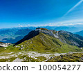 Breathtaking view of the Pilatus station in Swiss Alps 100054277