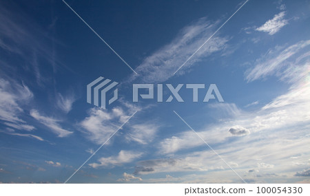 Navy sky with white clouds, nature background Navy sky with white clouds, nature background 100054330