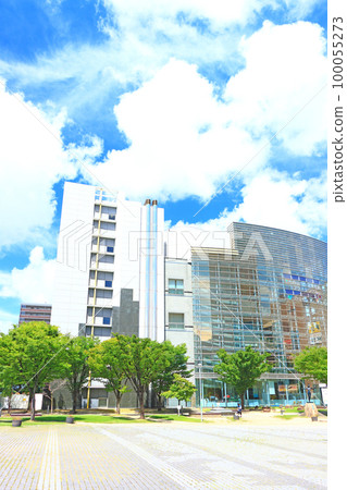 Yokkaichi city, scenery of Yokkaichi City Museum Yokkaichi city, scenery of Yokkaichi City Museum 100055273