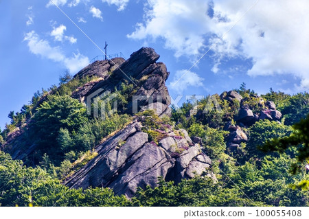 Lookout at peak of Oresnik in Czech Republic Lookout at peak of Oresnik in Czech Republic 100055408