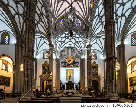 Interior of Cathedral of Santa Ana in Las Palmas, Canary Islands, Spain. 100060161
