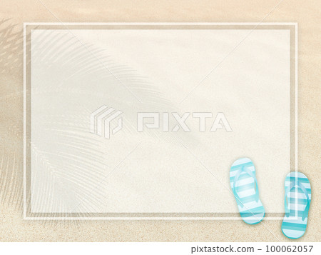 Beach summer greeting card background material Beach summer greeting card background material 100062057