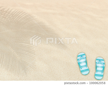 Beach summer greeting card background material 100062058