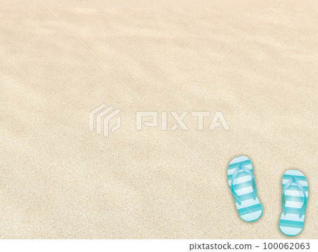 沙灘夏日賀卡背景素材 100062063