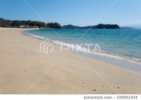 blue sea, sky and coastline blue sea, sky and coastline 100062894