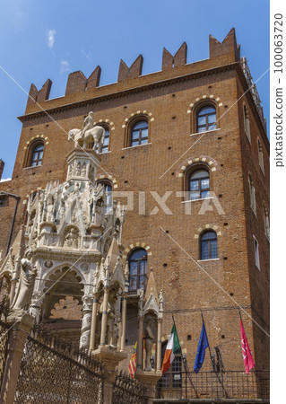 Verona Italy Scaliger Tombs. Arche scaligere Stock Photo