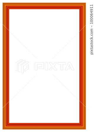 Vertical frame for photo and design with aspect ratio 2 to 3 on a white background. Vertical frame for photo and design with aspect ratio 2 to 3 on a white background. 100064911