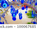 Famous Turkish Amulet Blue Glass Eyeball 100067685