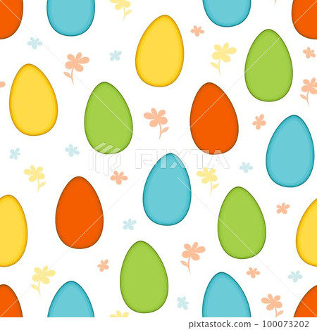 Seamless Easter pattern. Seamless Easter pattern. 100073202