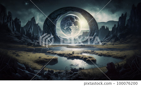 Alien landscape. 100076200