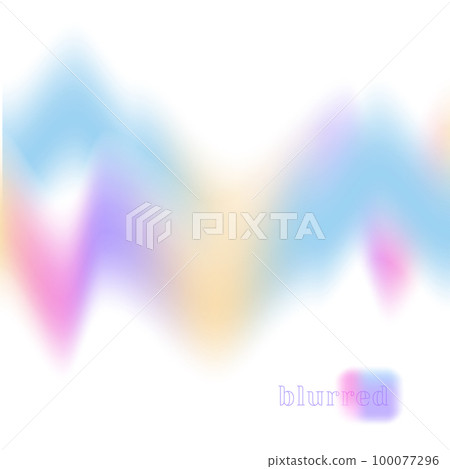 Trendy brurred gradient background with light holol lilac purple blur wavy shape. Modern y2k hlographic design for poster, website, placard, cover, advertising. Vector illustration. Trendy brurred gradient background with light holol lilac purple blur wavy shape. Modern y2k hlographic design for poster, website, placard, cover, advertising. Vector illustration. 100077296