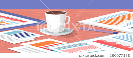 Analyze statistical indicators, business data. Work with marketing research. Data analysis isometric Analyze statistical indicators, business data. Work with marketing research. Data analysis isometric 100077328