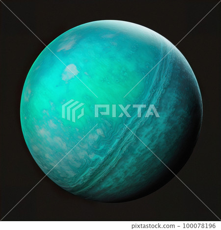 Planet Uranus in the Starry Sky of Solar System in Space. This image elements furnished by NASA. Planet Uranus in the Starry Sky of Solar System in Space. This image elements furnished by NASA. 100078196