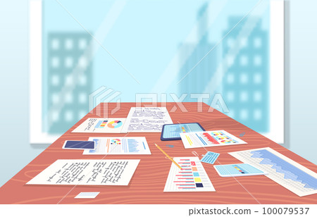 Analyze statistical indicators, business data. Work with marketing research. Data analysis isometric 100079537