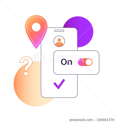GPS activation toggle GPS activation toggle 100081370