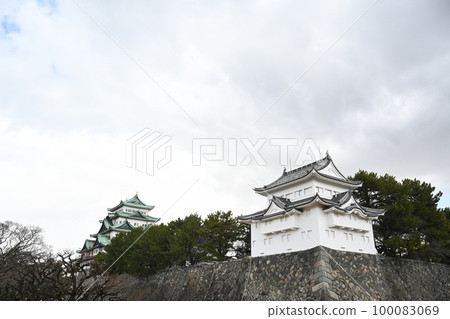 名古屋城堡的風景 100083069