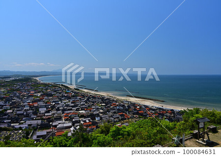 Mt. Sanbe from Honoyama Park 100084631