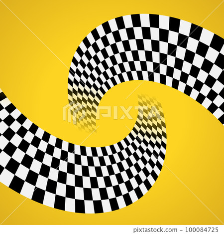 Black and white flag path Black and white flag path 100084725