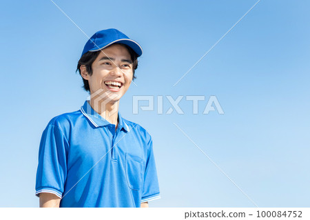 Male delivery driver Aozora Male delivery driver Aozora 100084752