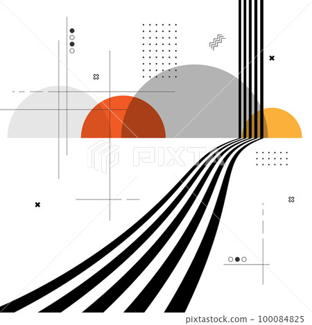 Abstract geometric city lines background Abstract geometric city lines background 100084825