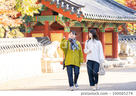 Girls' trip travel young woman 100085274
