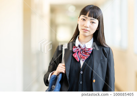 High school girl school uniform 100085405