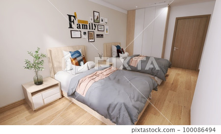 MUJI style bedroom 100086494