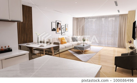 MUJI style living room 100086496