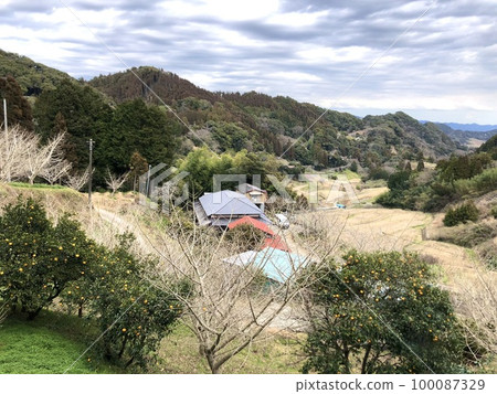 千葉縣南房總市里山景觀 100087329