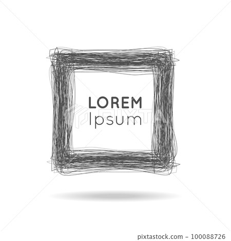 hand drawn black squares and rectangles hand drawn black squares and rectangles 100088726