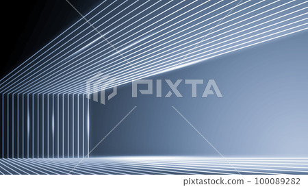 銀灰色紋理幾何建築空間紋理線背景。 銀灰色紋理幾何建築空間紋理線背景。 100089282