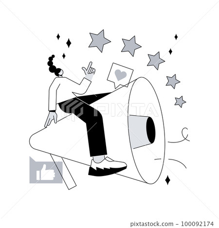 Brand reputation abstract concept vector illustration. Ranking, sales-driving strategy, advertising and public relations, online brand reputation management, minimize damage abstract metaphor. Brand reputation abstract concept vector illustration. Ranking, sales-driving strategy, advertising and public relations, online brand reputation management, minimize damage abstract metaphor. 100092174