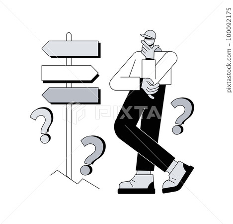 Decision management abstract concept vector illustration. Business rules, strategic organization management, IT tool, enterprise analysis software, decision-making system abstract metaphor. Decision management abstract concept vector illustration. Business rules, strategic organization management, IT tool, enterprise analysis software, decision-making system abstract metaphor. 100092175