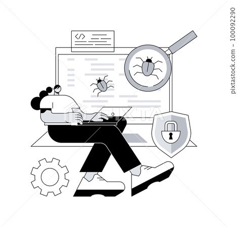 Beta testing abstract concept vector illustration. New product beta test, presale user experience, software development process, second phase testing, real environment check abstract metaphor. Beta testing abstract concept vector illustration. New product beta test, presale user experience, software development process, second phase testing, real environment check abstract metaphor. 100092290