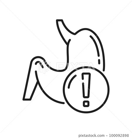 Stomach measles or chickenpox icon. Vector sick abdominal, pain in person stomach, health care and ache in body, injury Stomach measles or chickenpox icon. Vector sick abdominal, pain in person stomach, health care and ache in body, injury 100092898