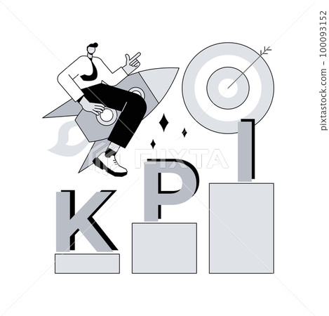 KPI abstract concept vector illustration. Key...-插圖素材 [100093152] - PIXTA圖庫