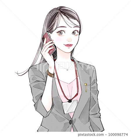 Woman in suit② 100098774