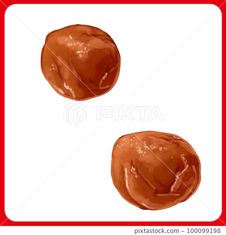 手繪水彩梅花插畫 100099198