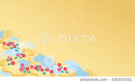 材質-日式花紋牽牛花2023-4 100101502