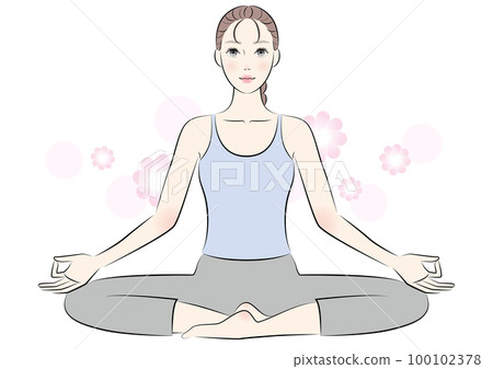 一個小伙子瑜伽 100102378