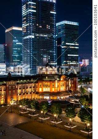 [Tokyo] Tokyo station in the evening 100103641