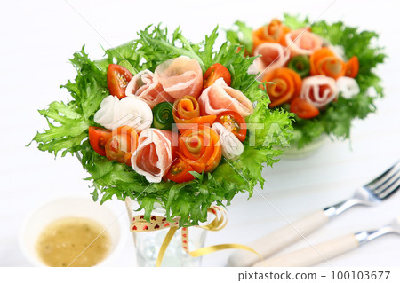 花束沙拉 100103677