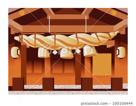 Izumo Taisha Shrine (embossed) 100108444